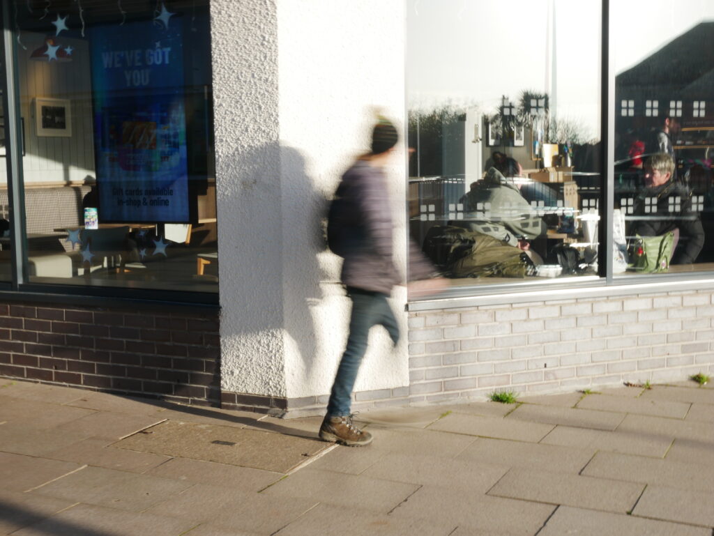 Street photography Llantwit Major slow shutter