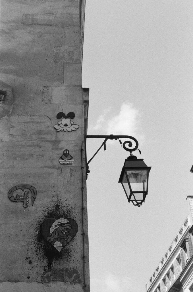An old lantern in the French capital